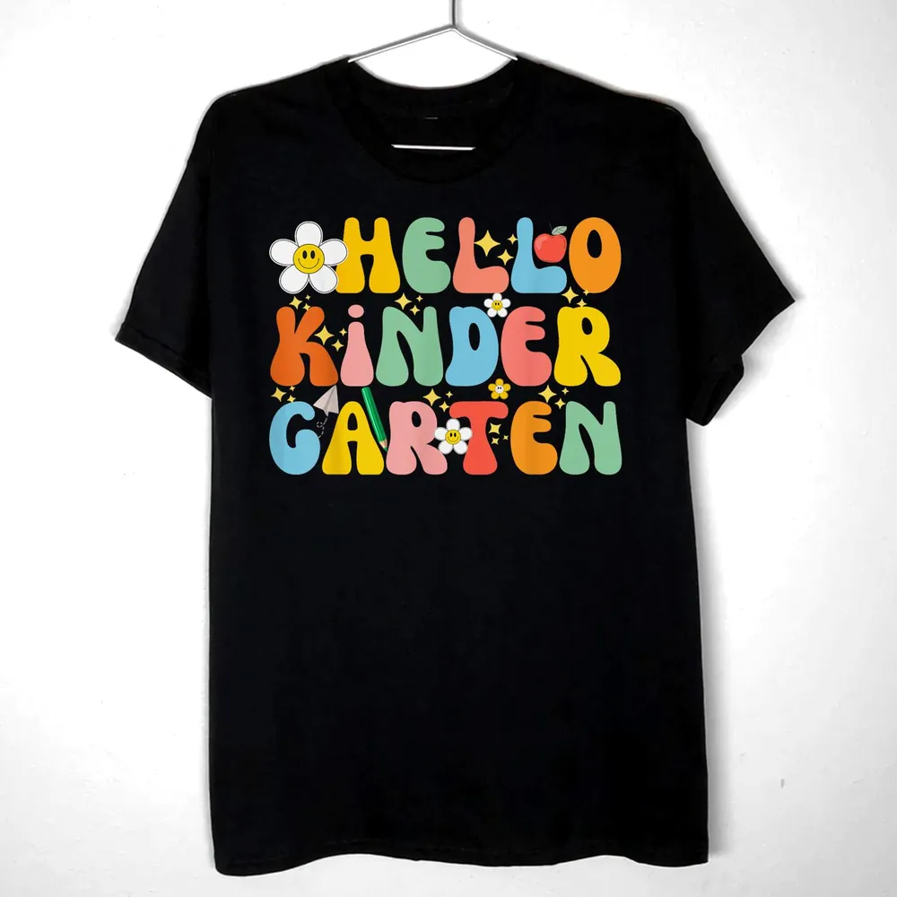 Back To School Hello Kindergarten Squad Teachers & Students Shirt